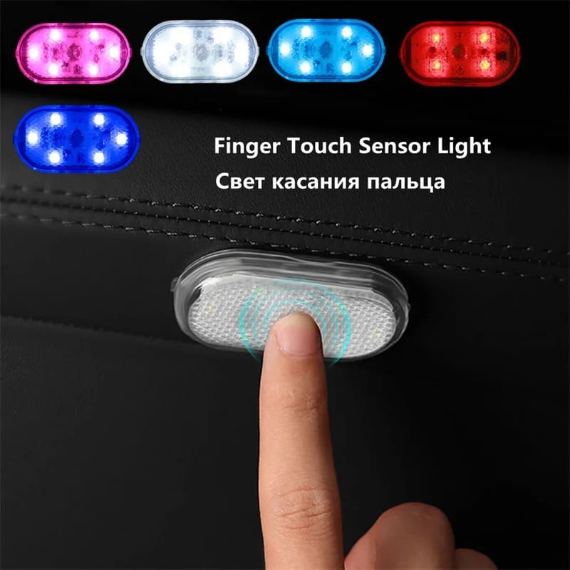 Luz LED Tactil Adhesiva Carro Multicolor Control Inhambrico FK23D-52