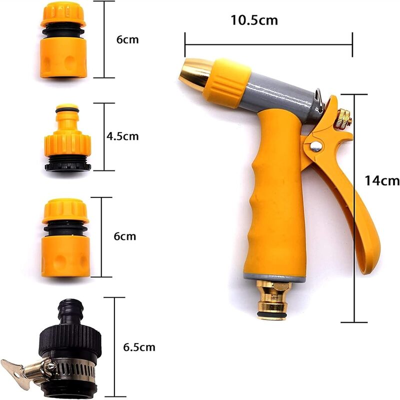 PISTOLA PRESION PARA LAVAR CARROS. MARCA_ .YF, MODELO YF2026. MATERIAL_ ALEACION, PVC, PLASTICO ABS. COLORES_ AZUL, NARANJA, VERDE FK23D-102.3