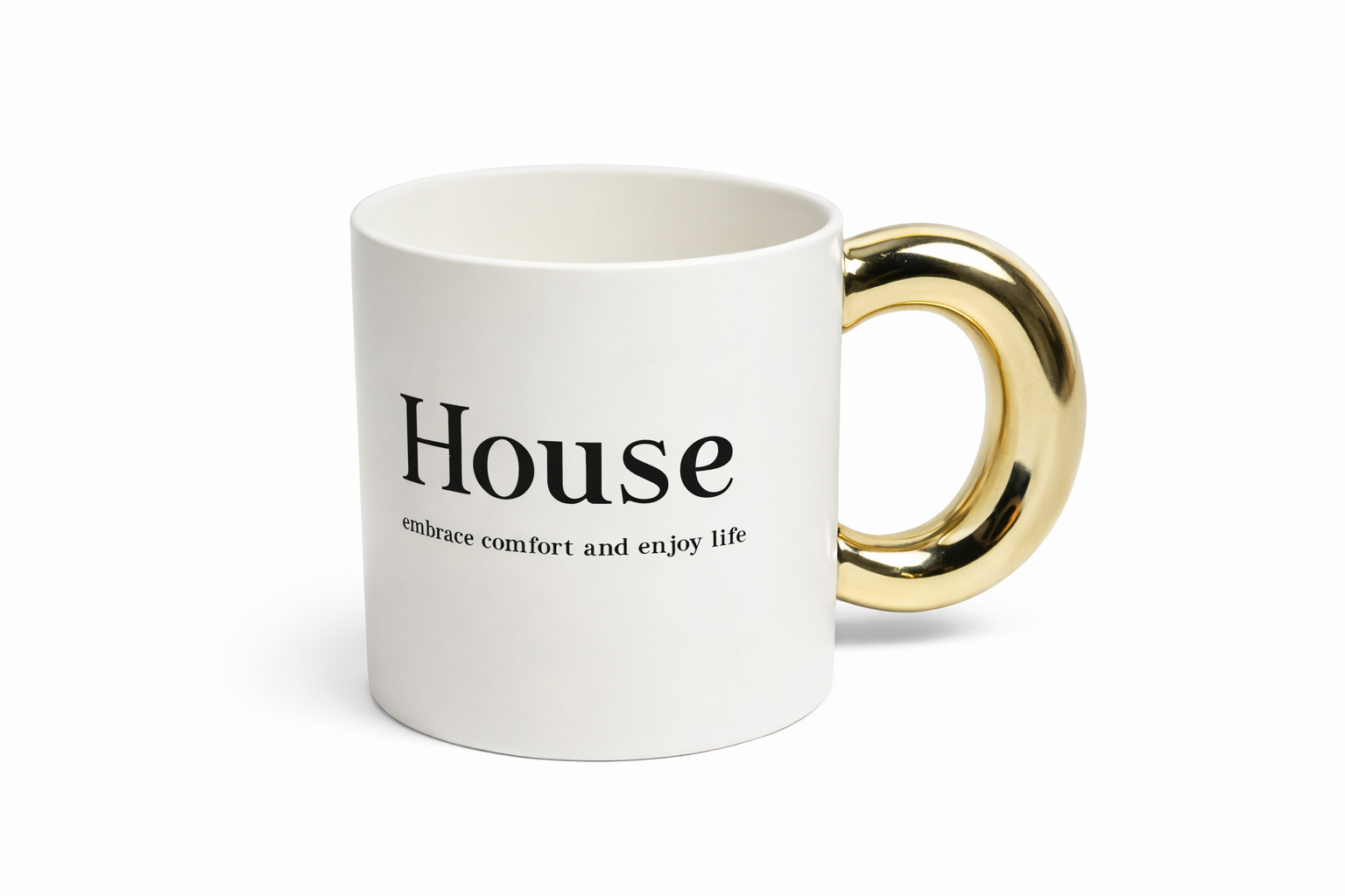 Pocillo decorativo blanco house FK23D-230 IA 1