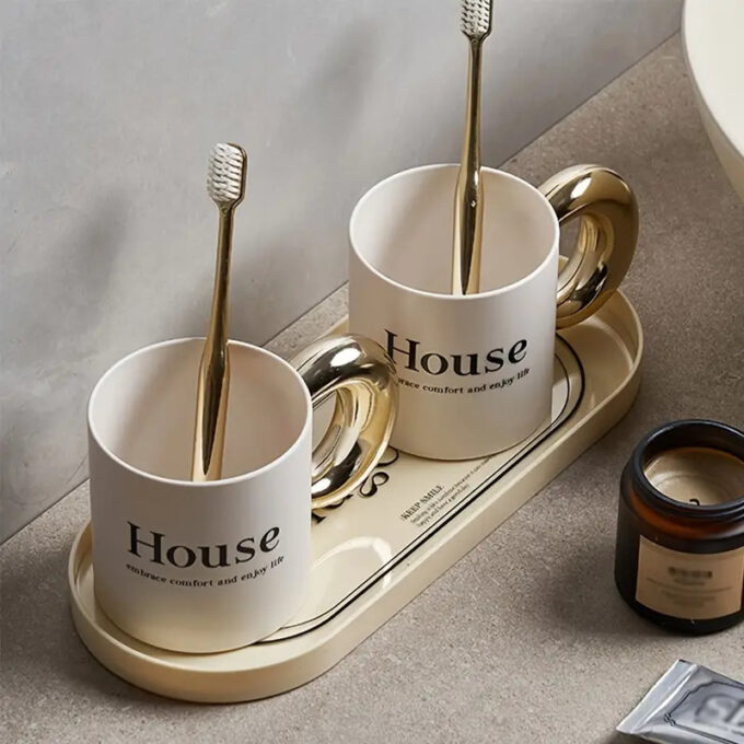 Pocillo decorativo blanco house FK23D-230 IA 6