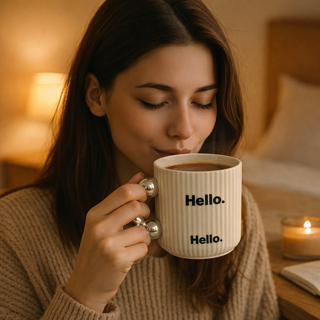 Pocillo decorativo blanco morning FK23D-231 IA 4