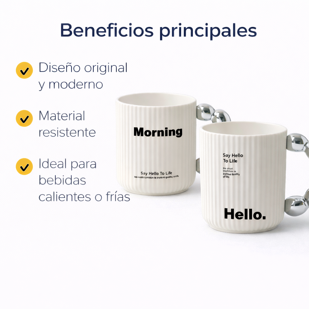 Pocillo decorativo blanco morning FK23D-231 IA 6