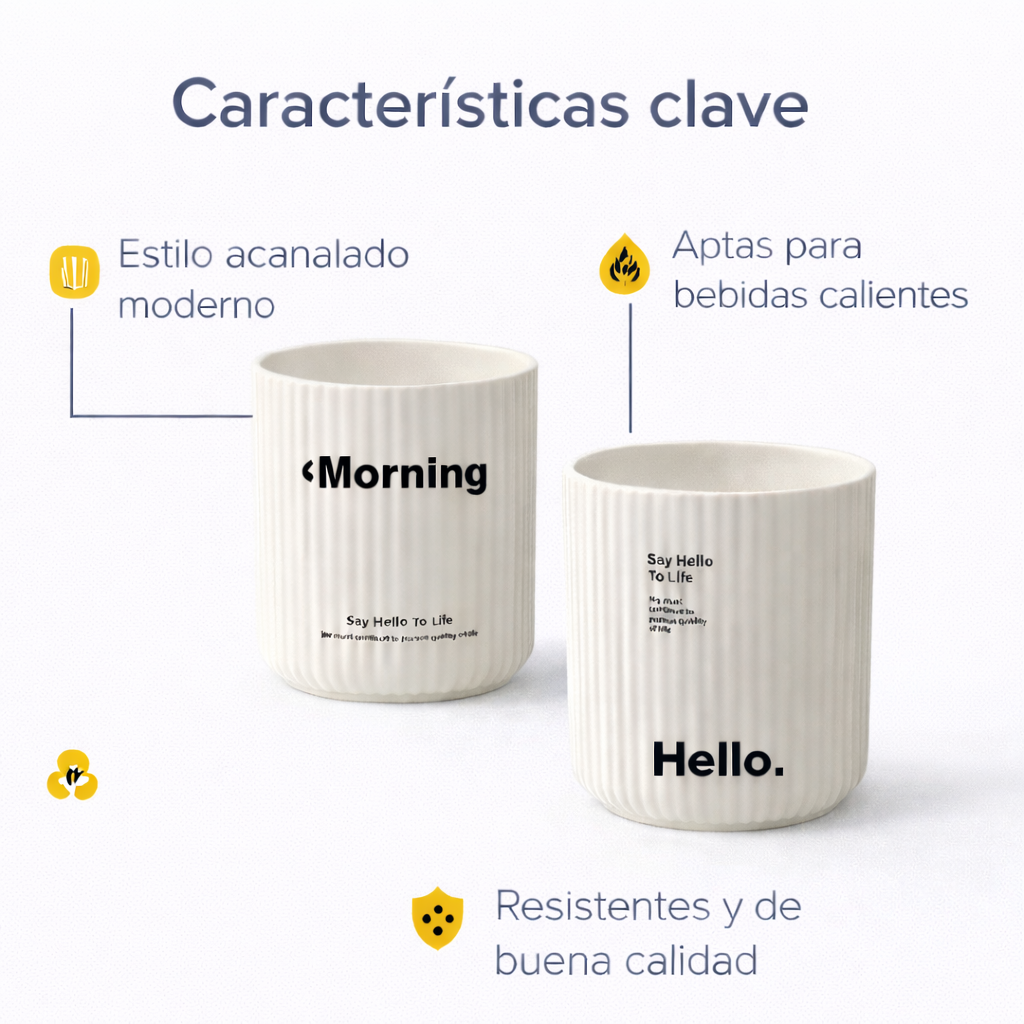 Pocillo decorativo blanco morning FK23D-231 IA 8