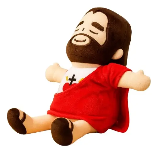 Muñeco Jesus Respira Peluche Religioso Movimiento Tranquilo